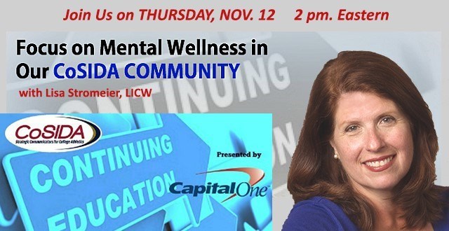 Nov. 12 Session With Lisa Stromeier - Handling Stress During Crossover Seasons